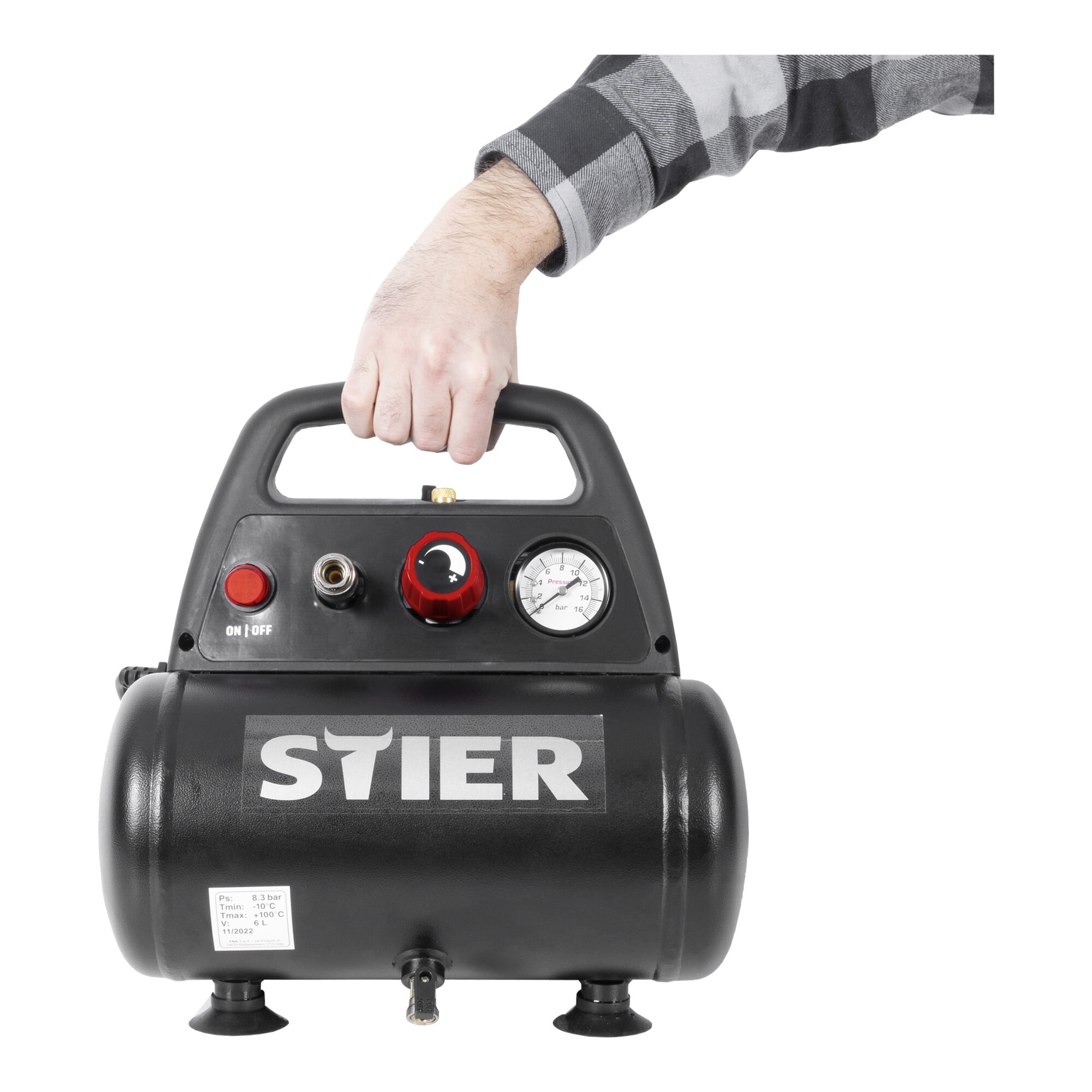 STIER compressor MKT 215-8-6 oil-free