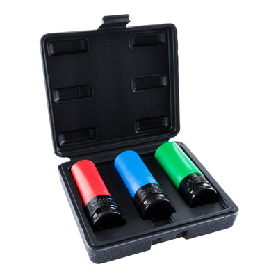 STIER power socket wrench set drive 1/2 inch sockets protective sockets 3-piece SW