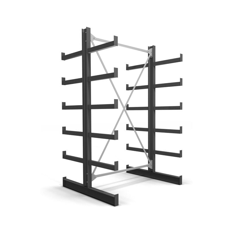 STIER cantilever rack double-sided 5 levels storage rack with various field numbers