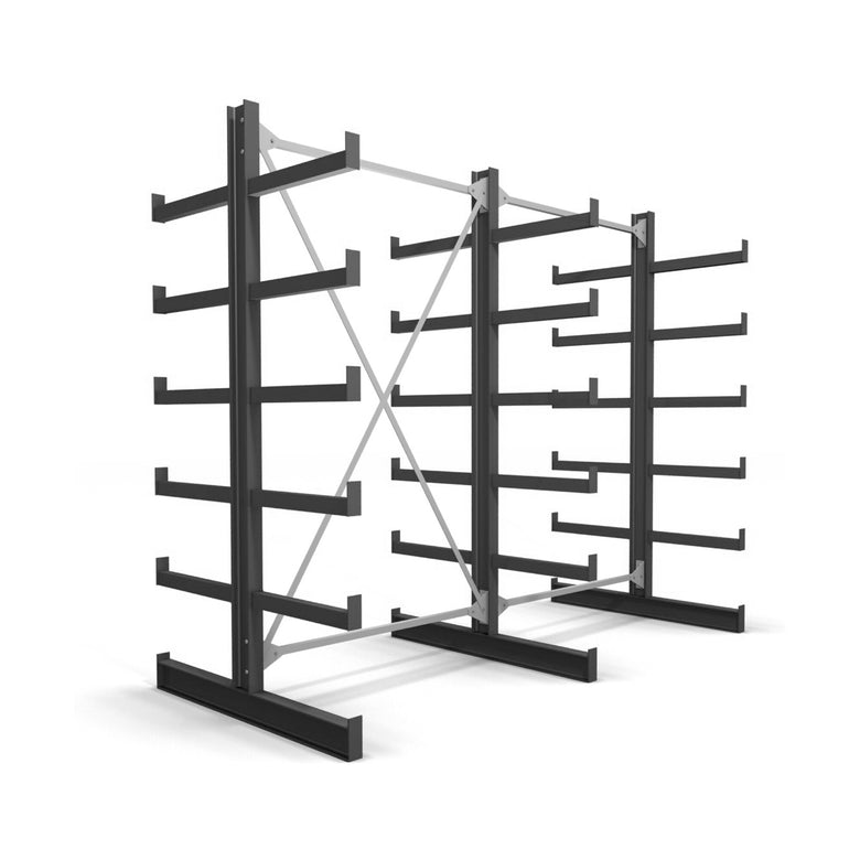 STIER cantilever rack double-sided 5 levels storage rack with various field numbers