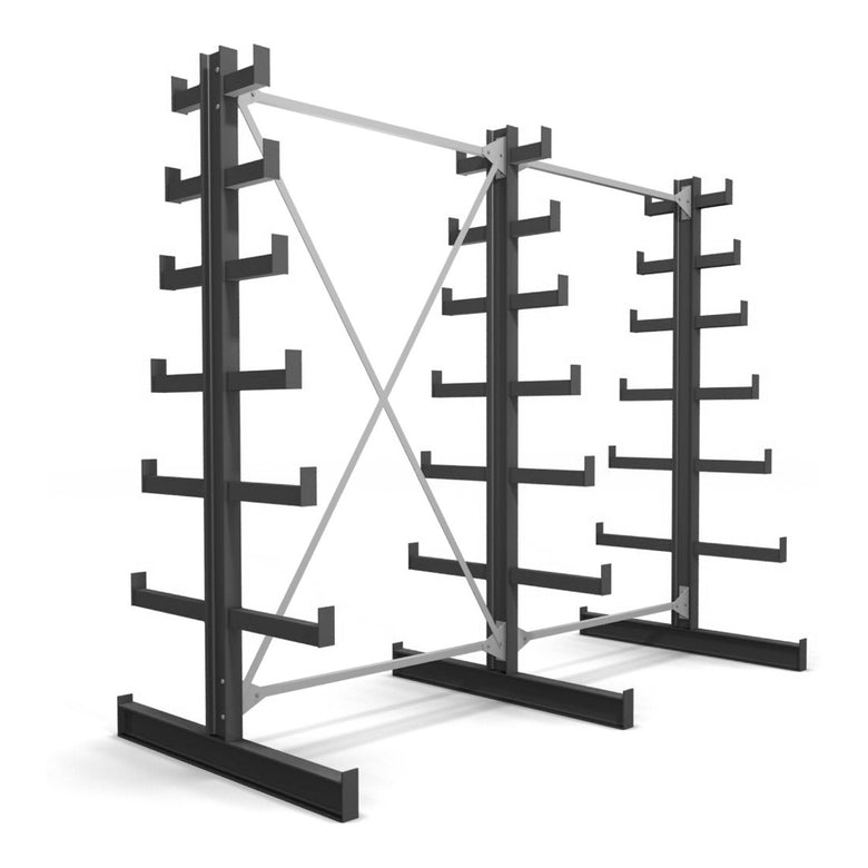 STIER cantilever rack double-sided 6 levels storage rack with various field numbers