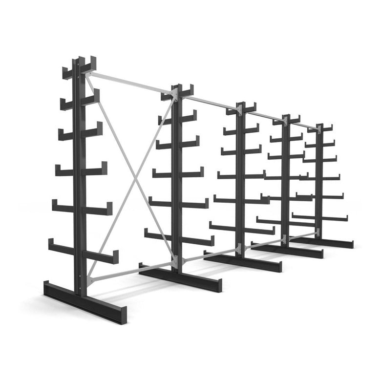 STIER cantilever rack double-sided 6 levels storage rack with various field numbers