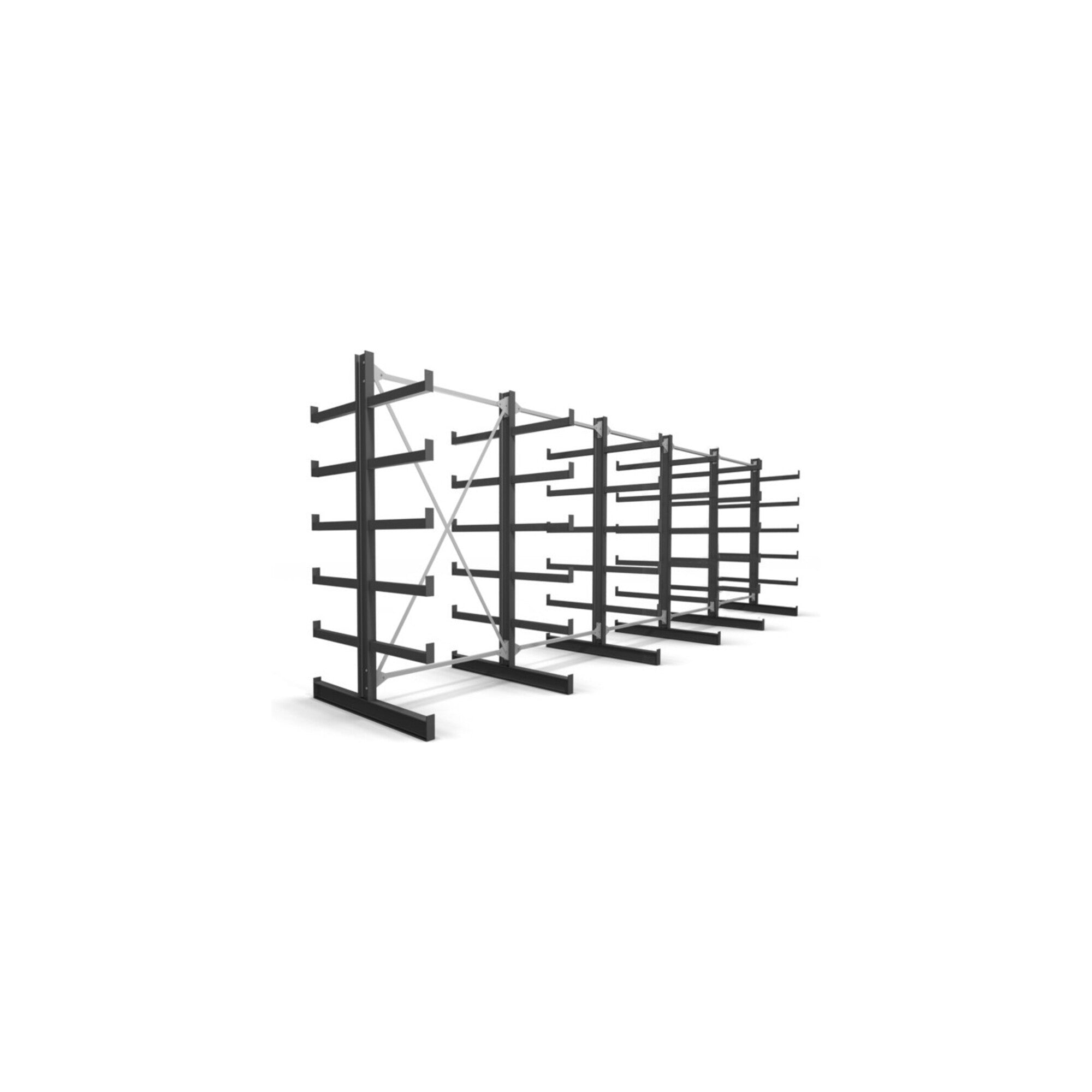 STIER cantilever rack double-sided 5 levels storage rack with various field numbers