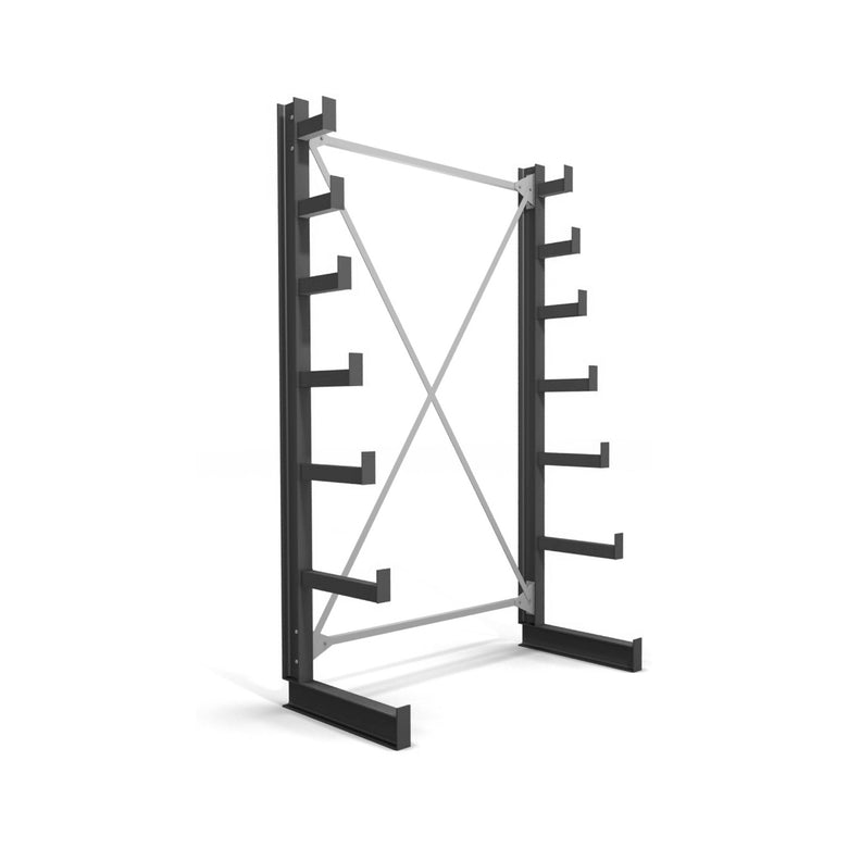 STIER cantilever rack one-sided 6 levels storage rack with various field numbers