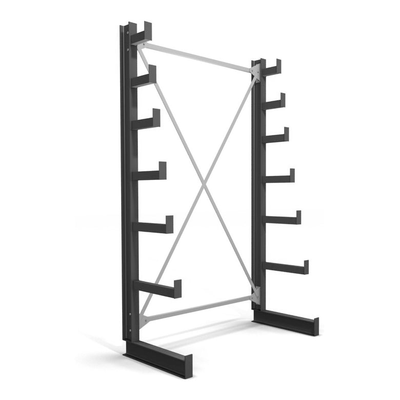 STIER cantilever rack one-sided 6 levels storage rack with various field numbers