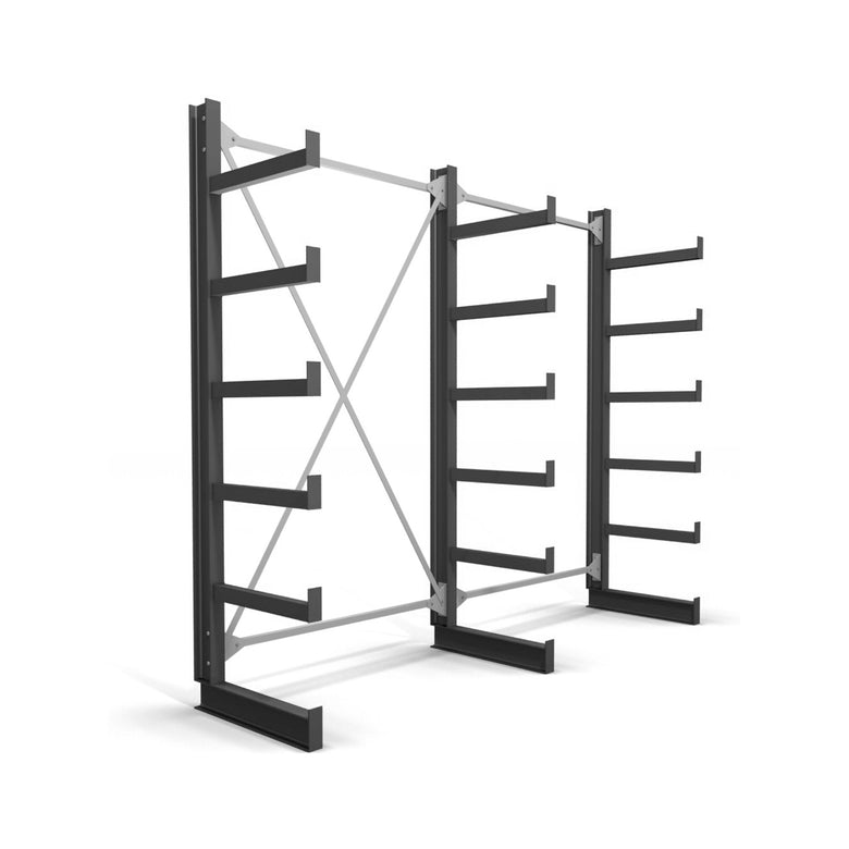STIER cantilever rack one-sided 5 levels storage rack with various field numbers