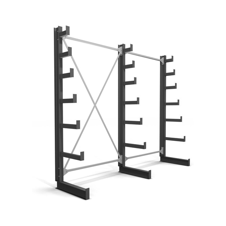 STIER cantilever rack one-sided 6 levels storage rack with various field numbers