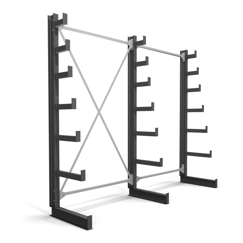 STIER cantilever rack one-sided 6 levels storage rack with various field numbers