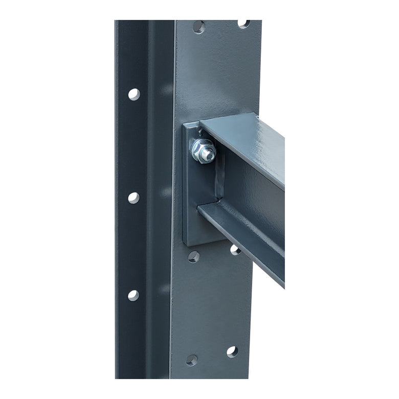 STIER Kragarmregal schraubbar doppelseitig 2 Felder mit 4 Ebenen 2560x2530x400mm