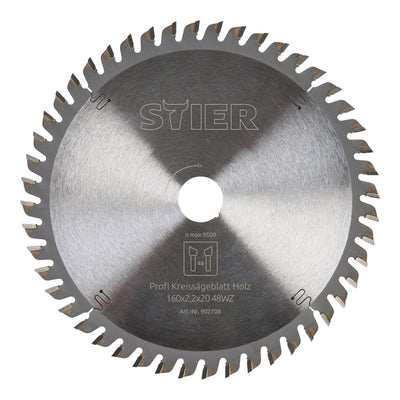 STIER Kreissägeblatt Profi Holz Hartfaserplatten Gispkartonplatten div. Größen