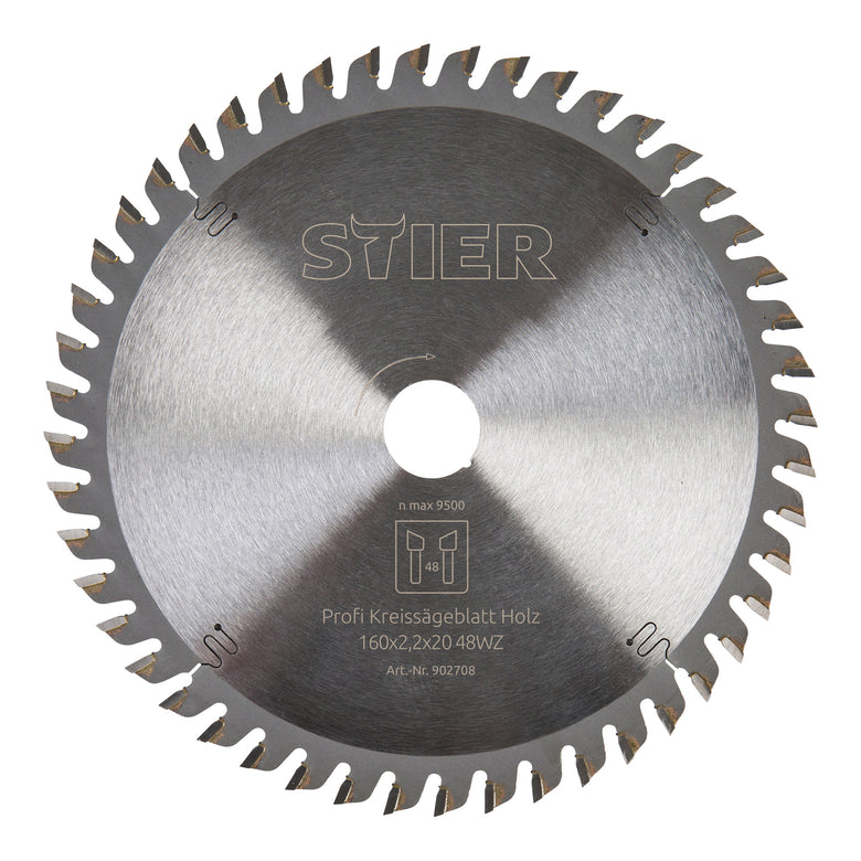 STIER Kreissägeblatt Profi Holz Hartfaserplatten Gispkartonplatten div. Größen