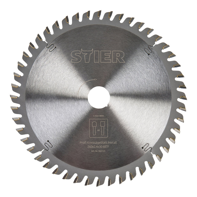 STIER Kreissägeblatt Profi Metall für verschiedene Materialen diverse Größen