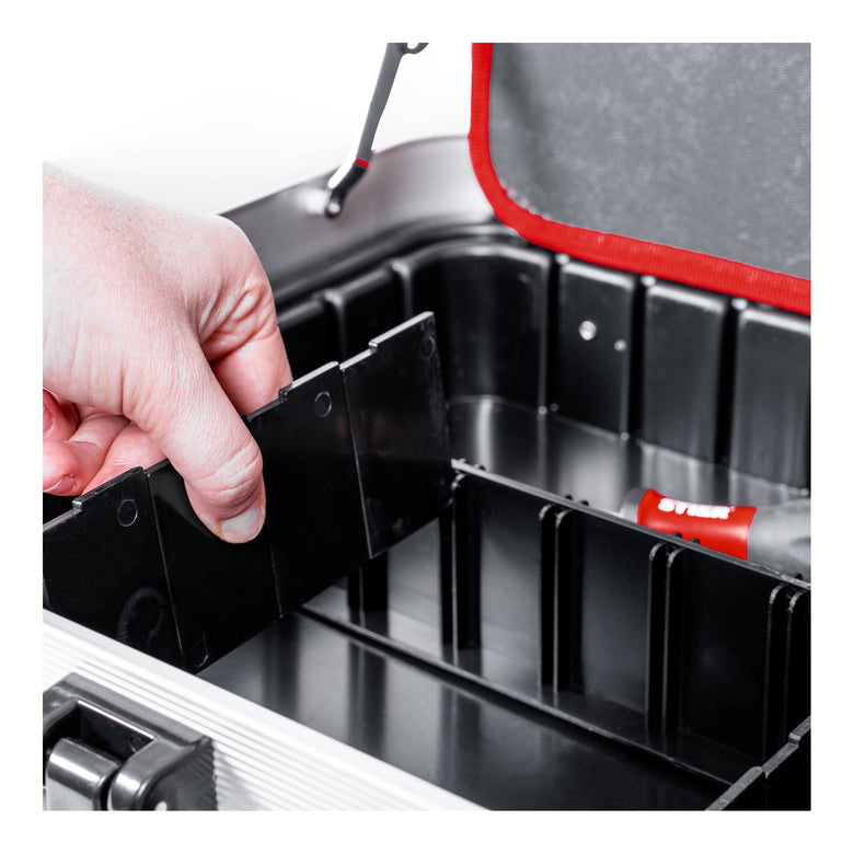 STIER plastic compartment divider set for STIER empty tool case, 4 pieces