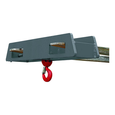 STIER load hook forklift attachment 2500kg anthracite grey