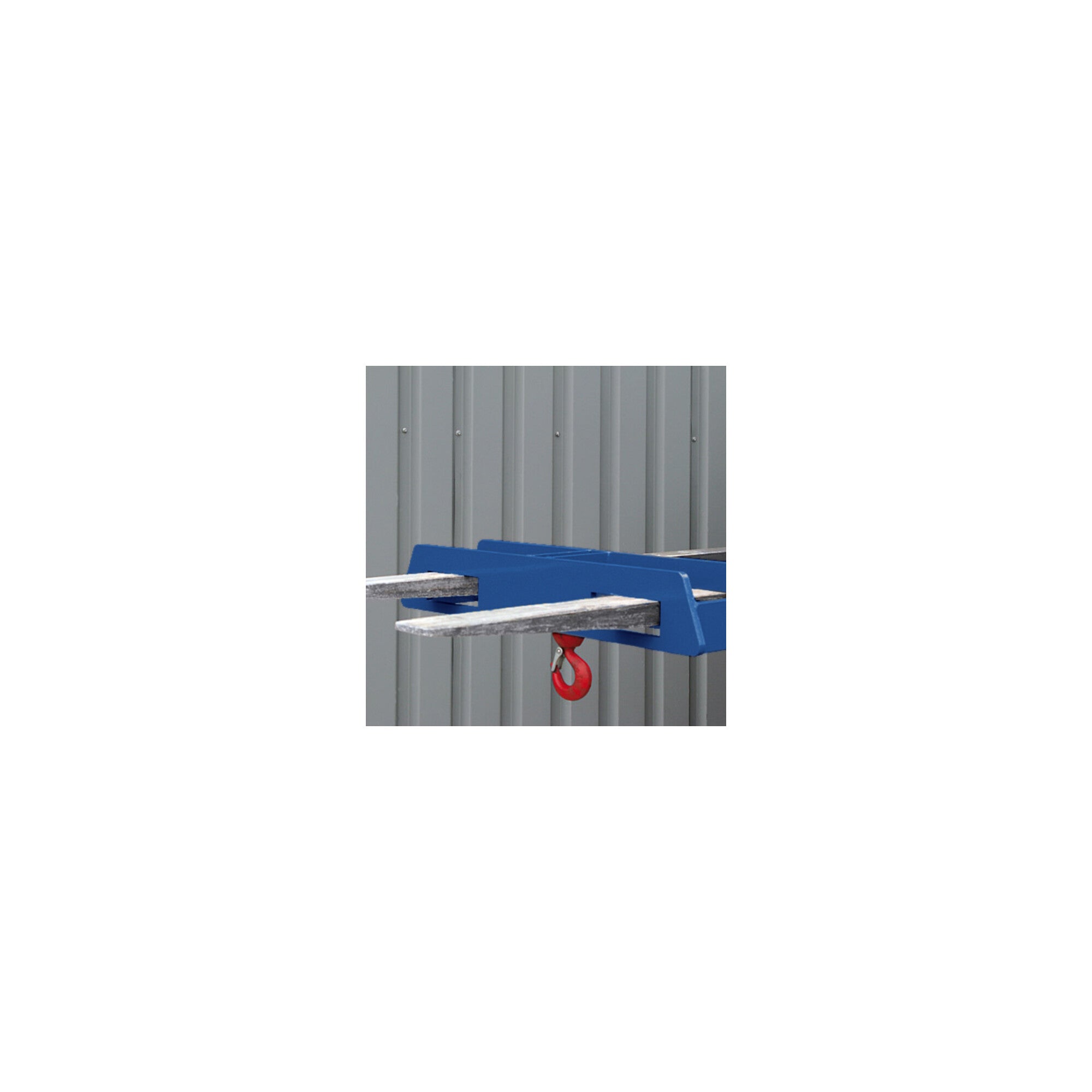 STIER load hook forklift attachment 2500kg gentian blue