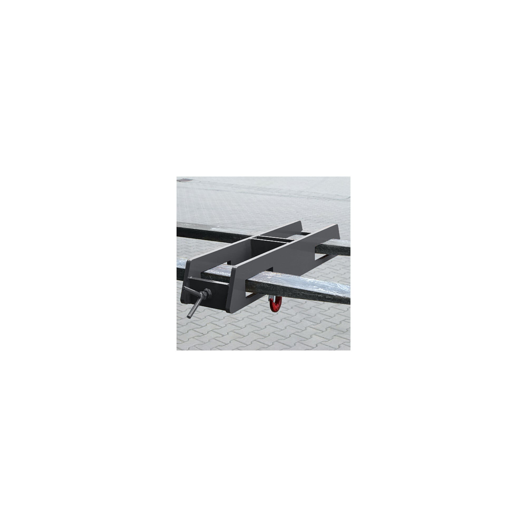 STIER load hook forklift attachment 5000kg anthracite grey