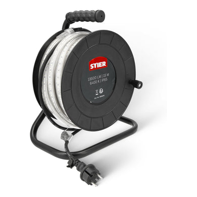 STIER LED strip construction spotlight 15m 13,500lm 6400k 900lm/m PVC expandable to