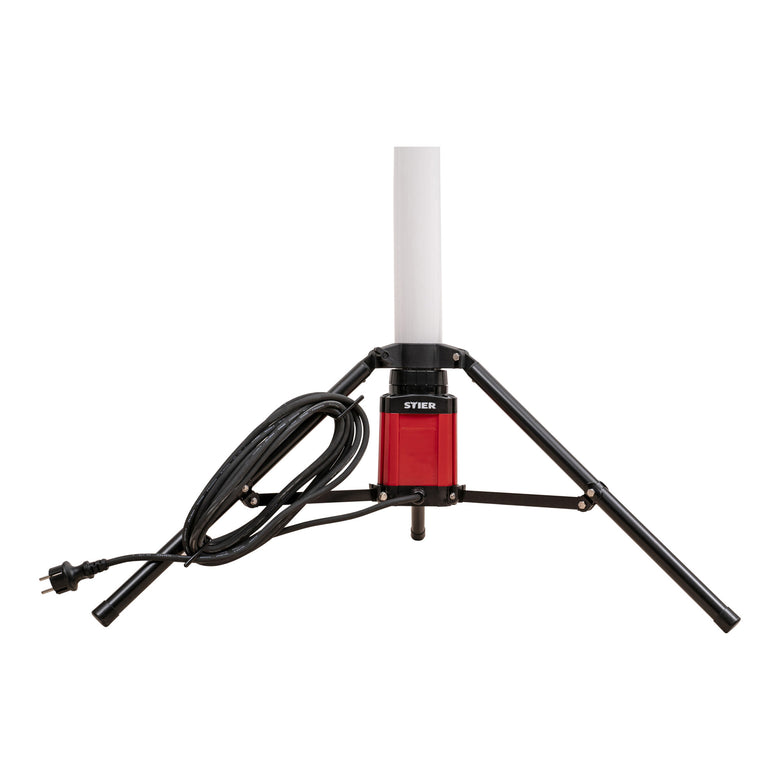 STIER LED-Tower-Baustrahler 360° 4000 Lumen LED-Turm tageslichtweiß platzsparend