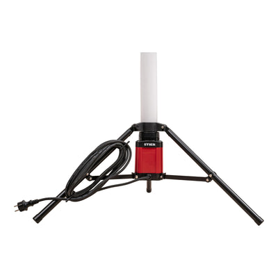 STIER LED-Tower-Baustrahler 360° 4000 Lumen LED-Turm tageslichtweiß platzsparend