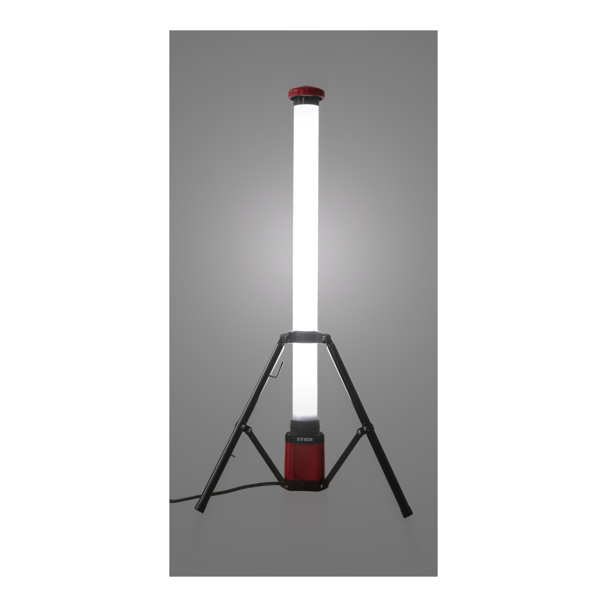 STIER LED-Tower-Baustrahler 360° 4000 Lumen LED-Turm tageslichtweiß platzsparend