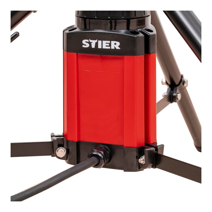 STIER LED-Tower-Baustrahler 360° 4000 Lumen LED-Turm tageslichtweiß platzsparend