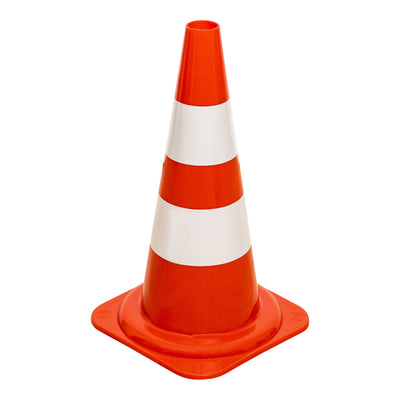 STIER traffic cone 500 mm 2 stripes 10 pcs