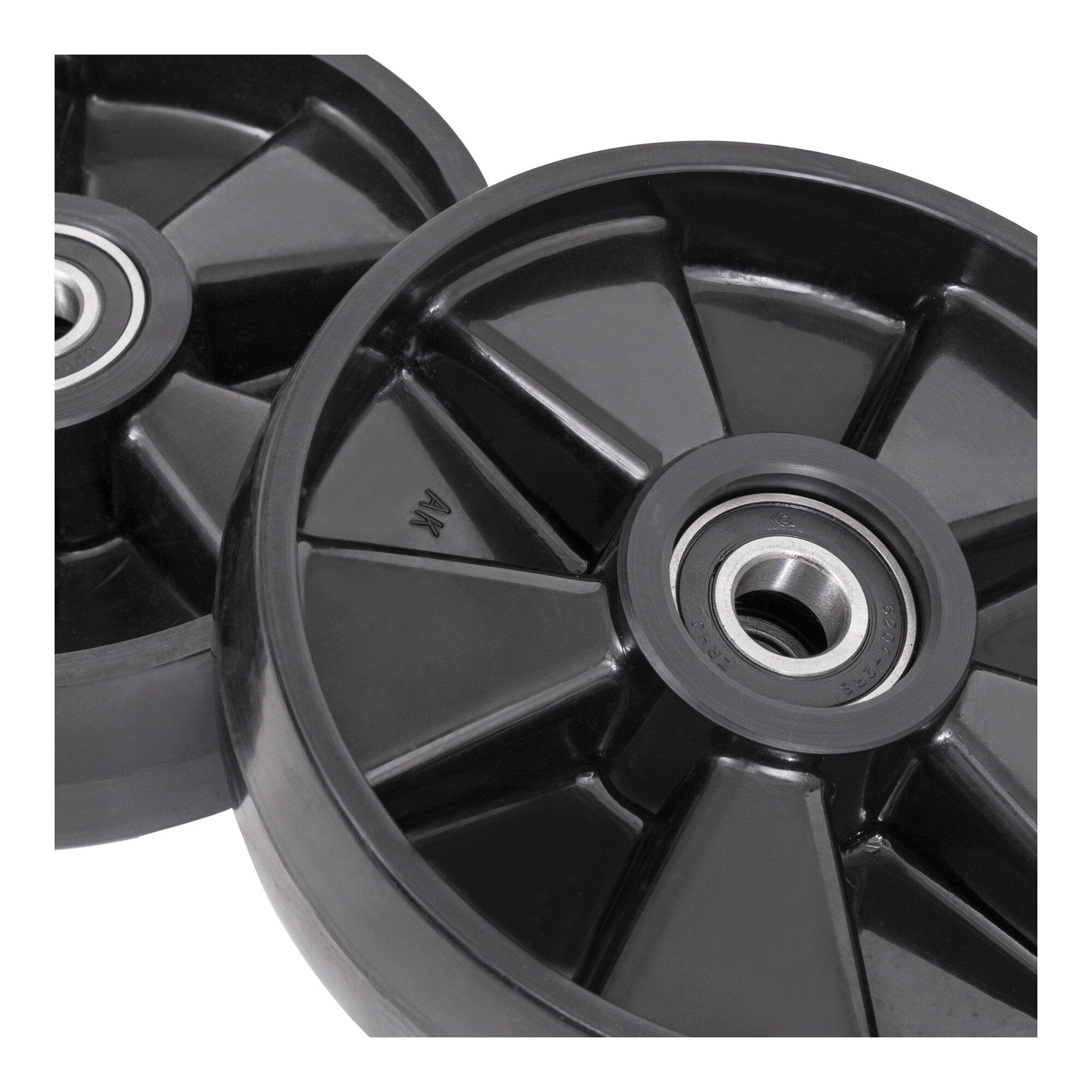 STIER steering wheel set made of robust nylon for pallet trucks for improved