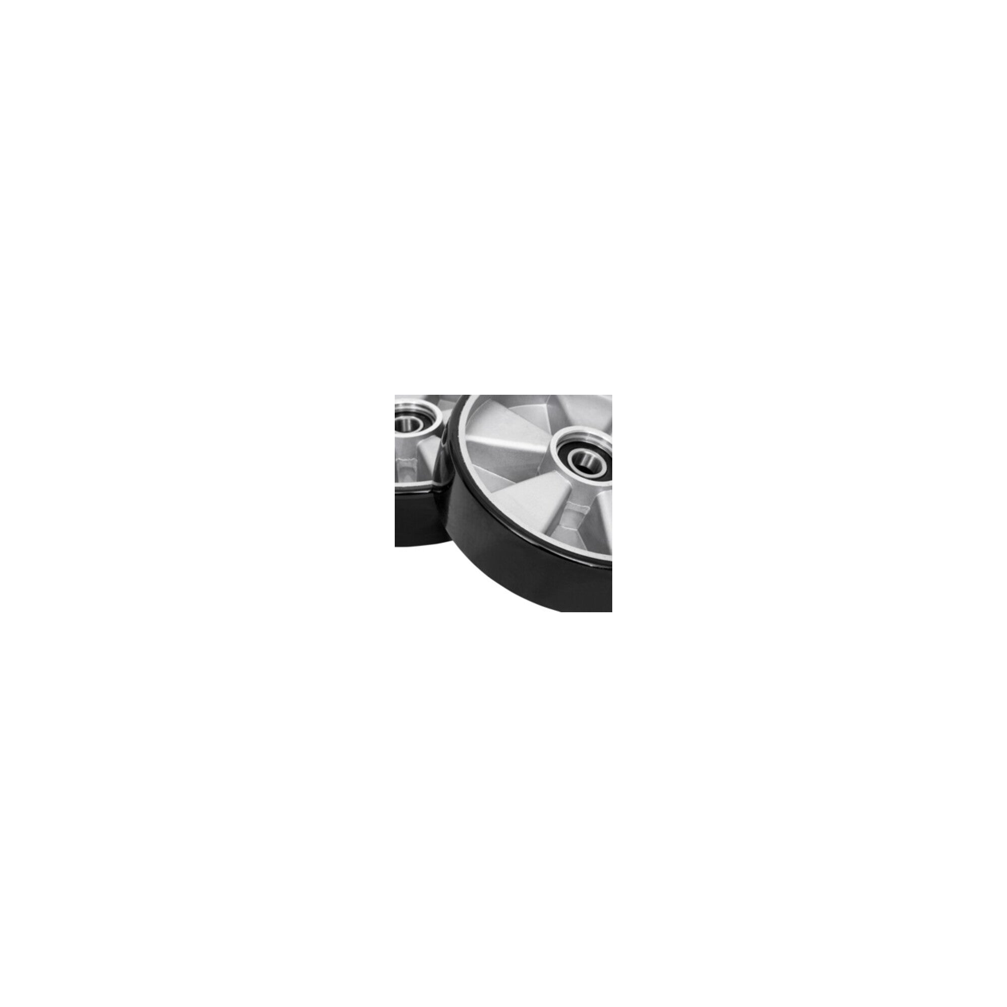 STIER steering wheel set for pallet trucks made of wear-resistant polyurethane simple