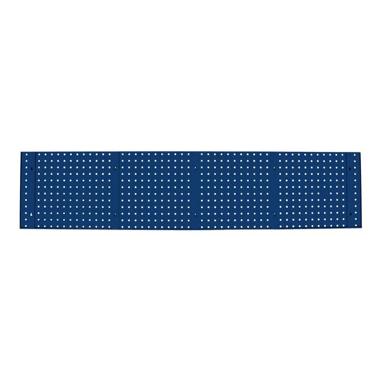 STIER perforated panel for workshop wall 2000x450mm gentian blue