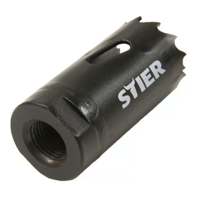 STIER hole saw HSS-Co8 bimetal 22 mm x 38 mm
