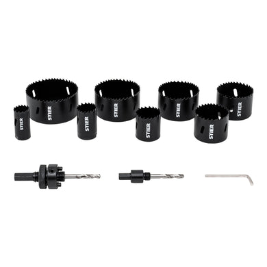 STIER Lochsägen Elektrikerset HSS-Co8 Bimetall 32 40 54 60 68 11-teilig 25 76 86