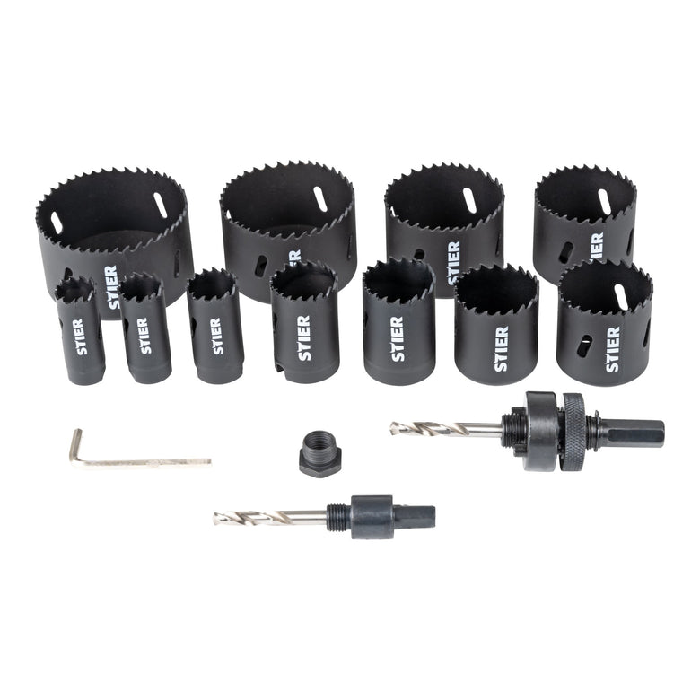 STIER hole saw set