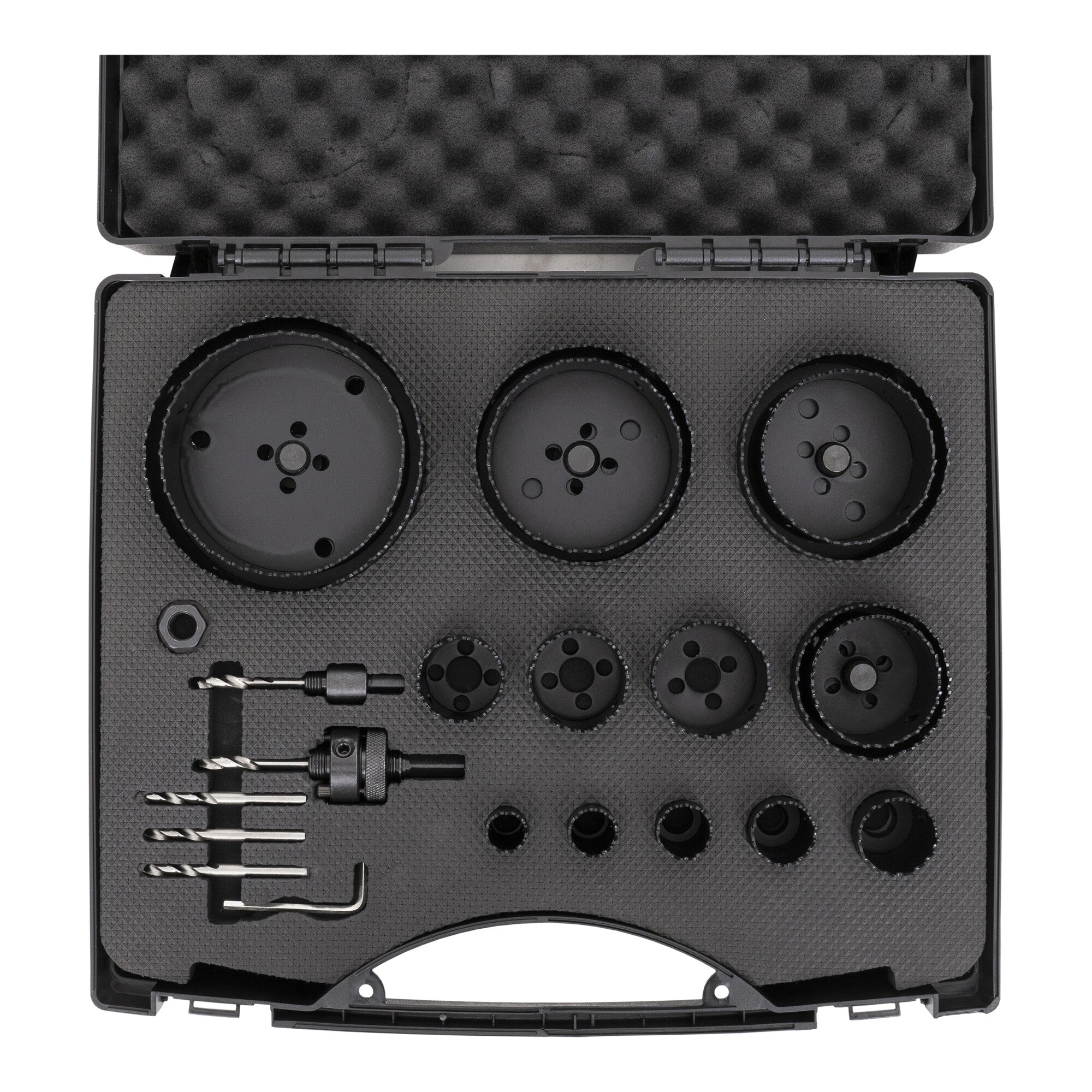 Hole saw set HSS-Co8 bimetal 21-piece 19 - 121 x 44 mm aggressive cut