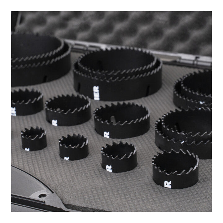Lochsägen-Set HSS-Co8 Bimetall 21-teilig 19 - 121 x 44 mm aggressiver Schnitt