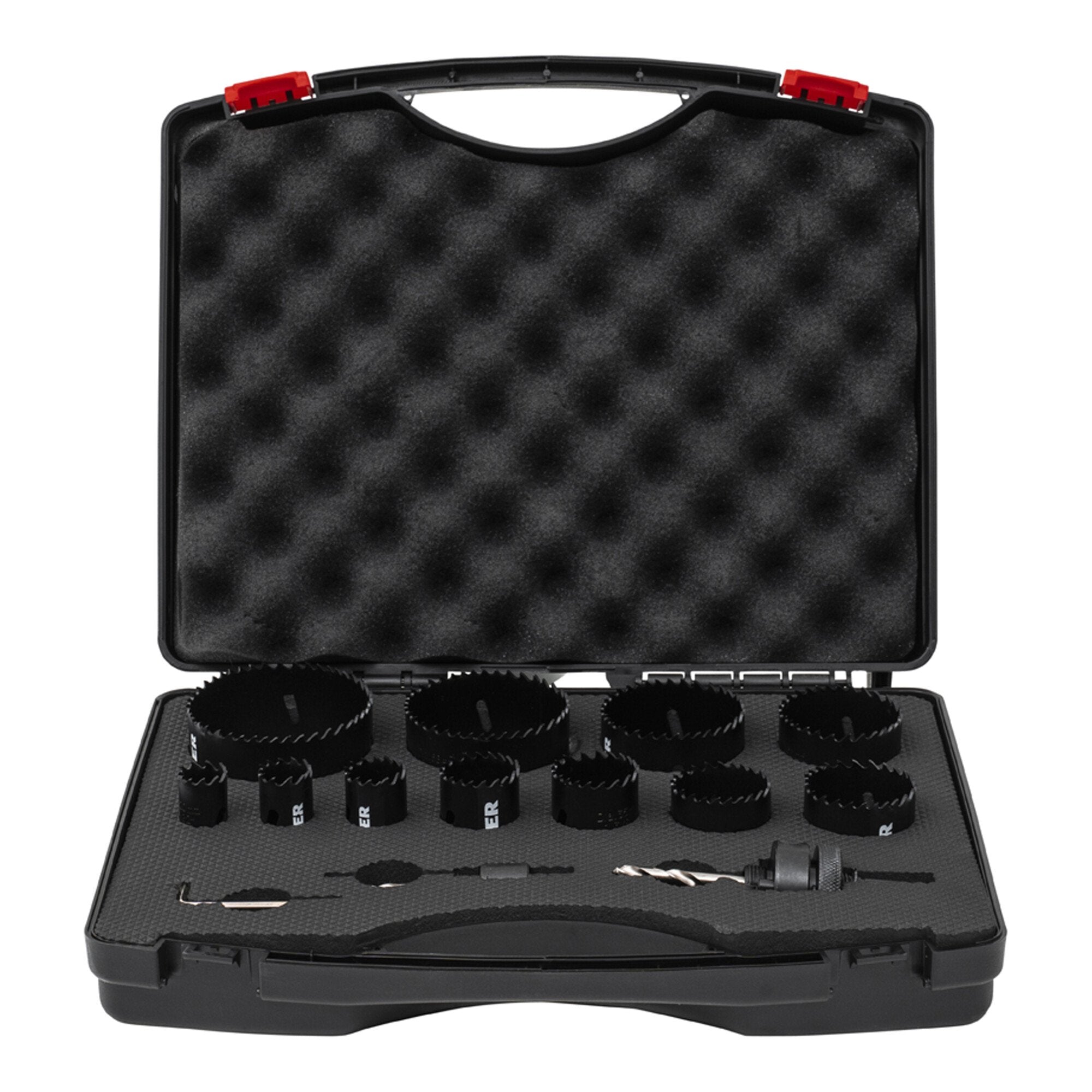 STIER Lochsägen-Set HSS-Co8 Bimetall 22 25 32 35 40 44 51 60 14-teilig 20 68 76