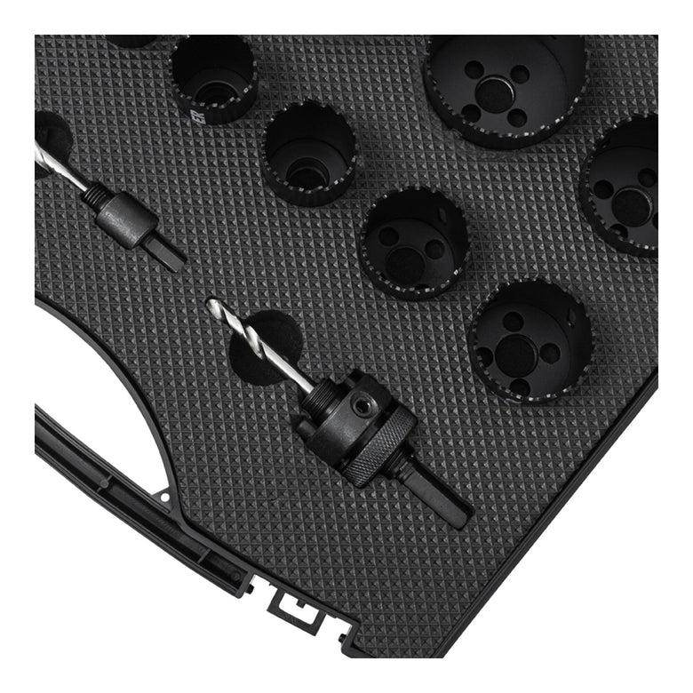 STIER Lochsägen-Set HSS-Co8 Bimetall 22 25 32 35 40 44 51 60 14-teilig 20 68 76