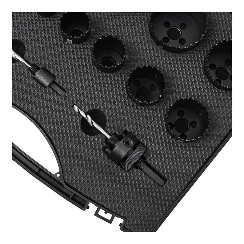 STIER Lochsägen-Set HSS-Co8 Bimetall 22 25 32 35 40 44 51 60 14-teilig 20 68 76