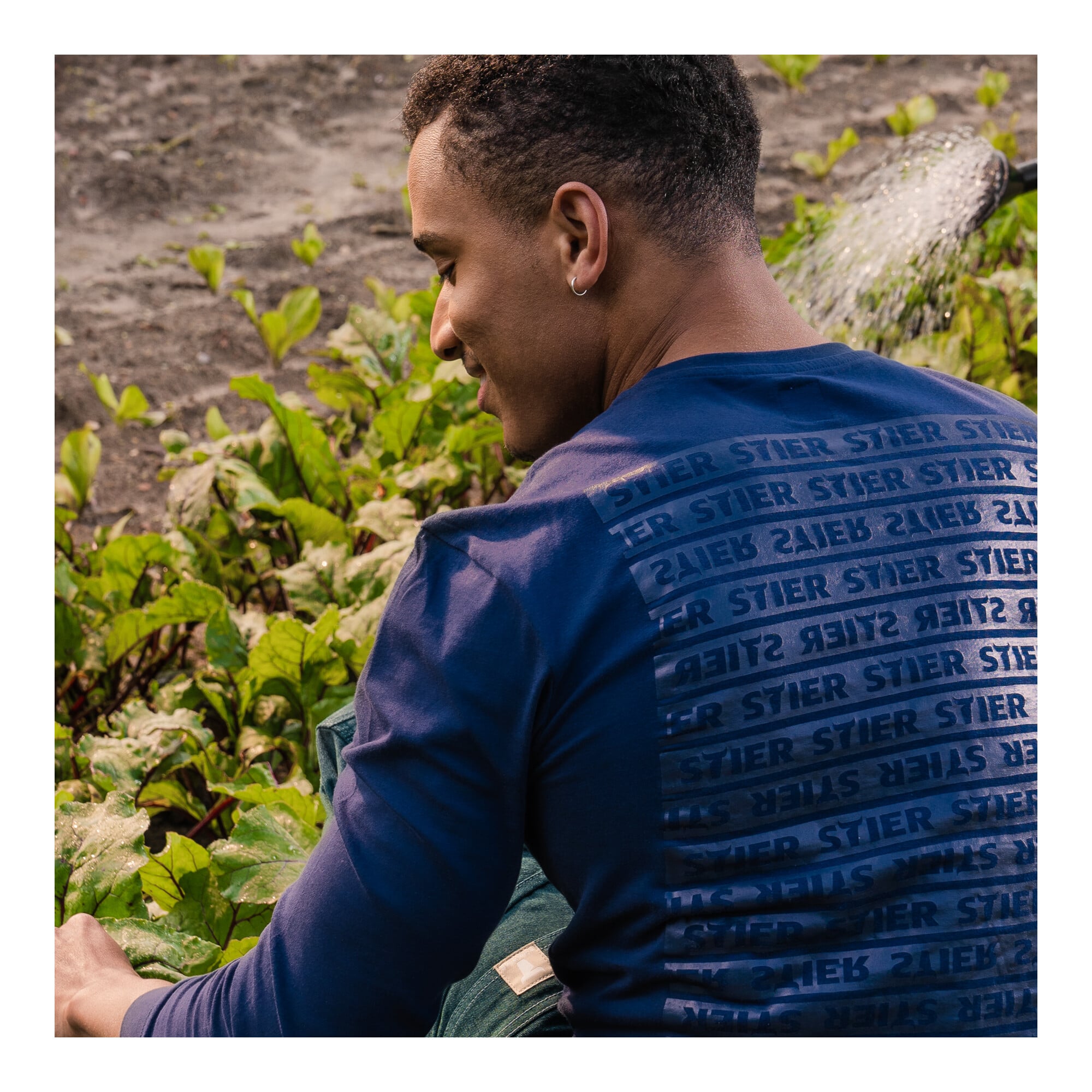 STIER Longsleeve M Navy Blue