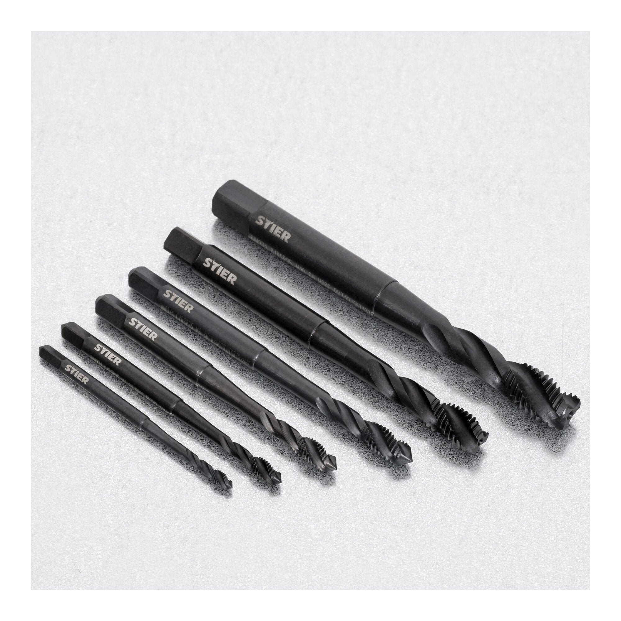 STIER Maschinengewindebohrer M8 Vaporisiert DIN 371 Form C/RSP35° HSSE