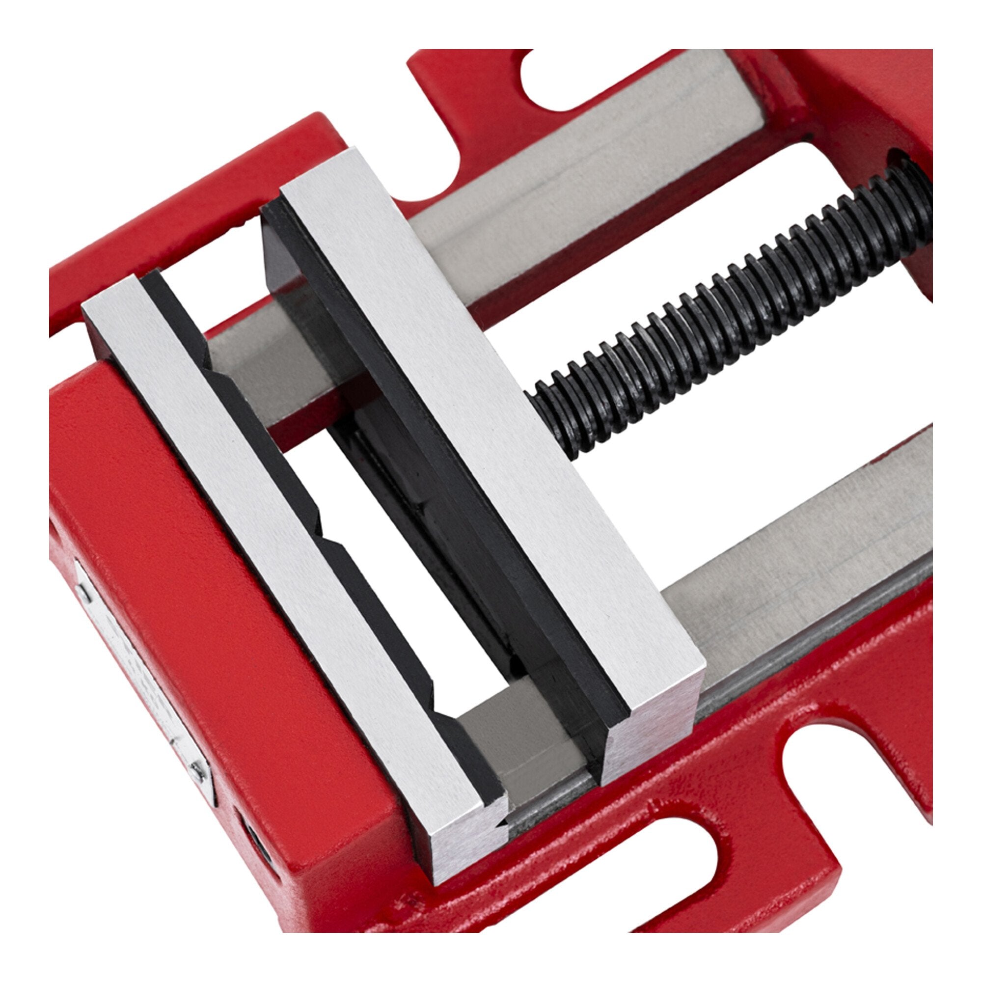 STIER Maschinenschraubstock, Backen-B. 100-120 mm, Spann-W. 85-110 mm, V-Nut