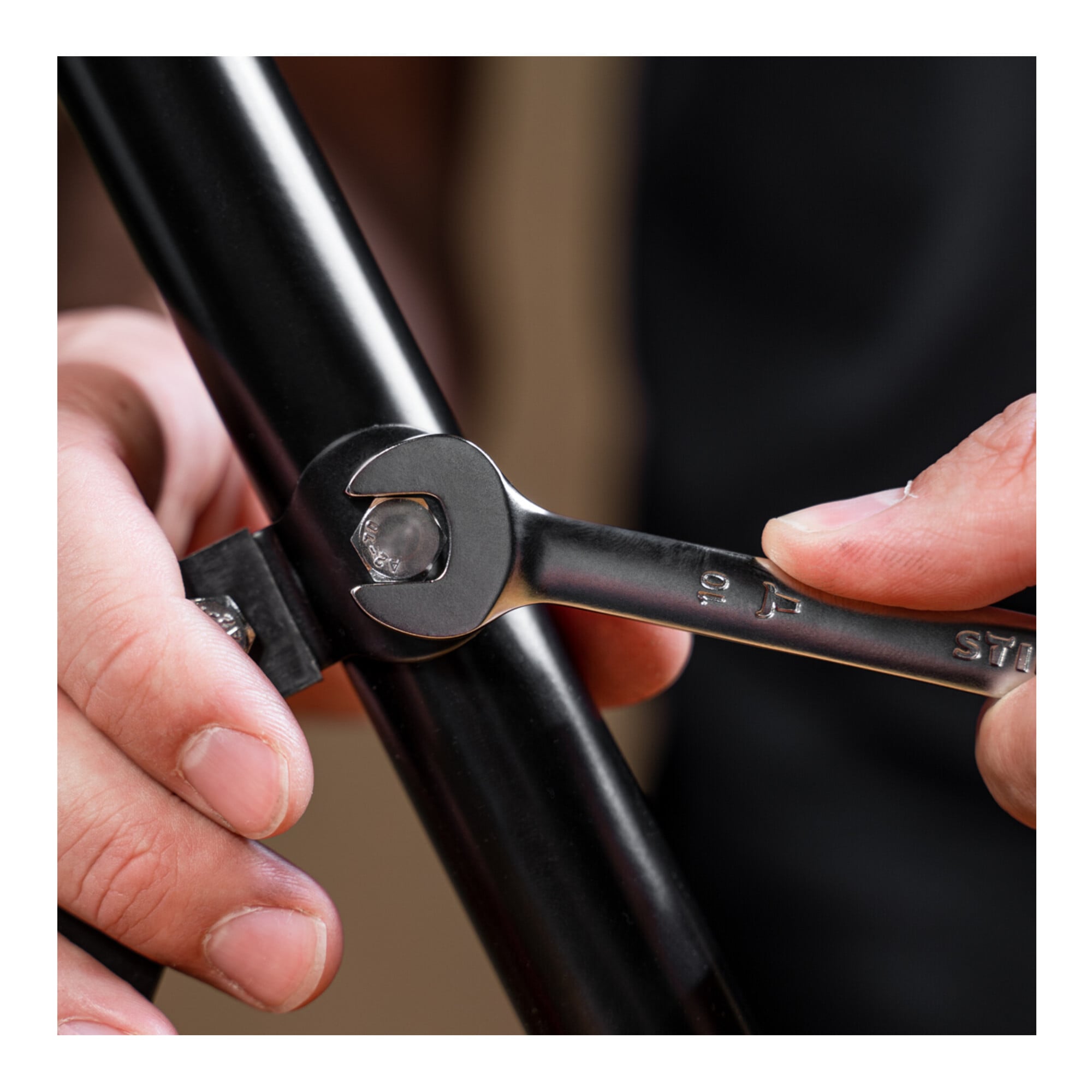 STIER Maul-Ringratschenschlüssel-Satz 12-teilig 12H-Profil Chrom-Vanadium-Stahl