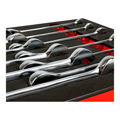 STIER combination ratchet wrench set SW 8 - 19 mm 12-piece made of