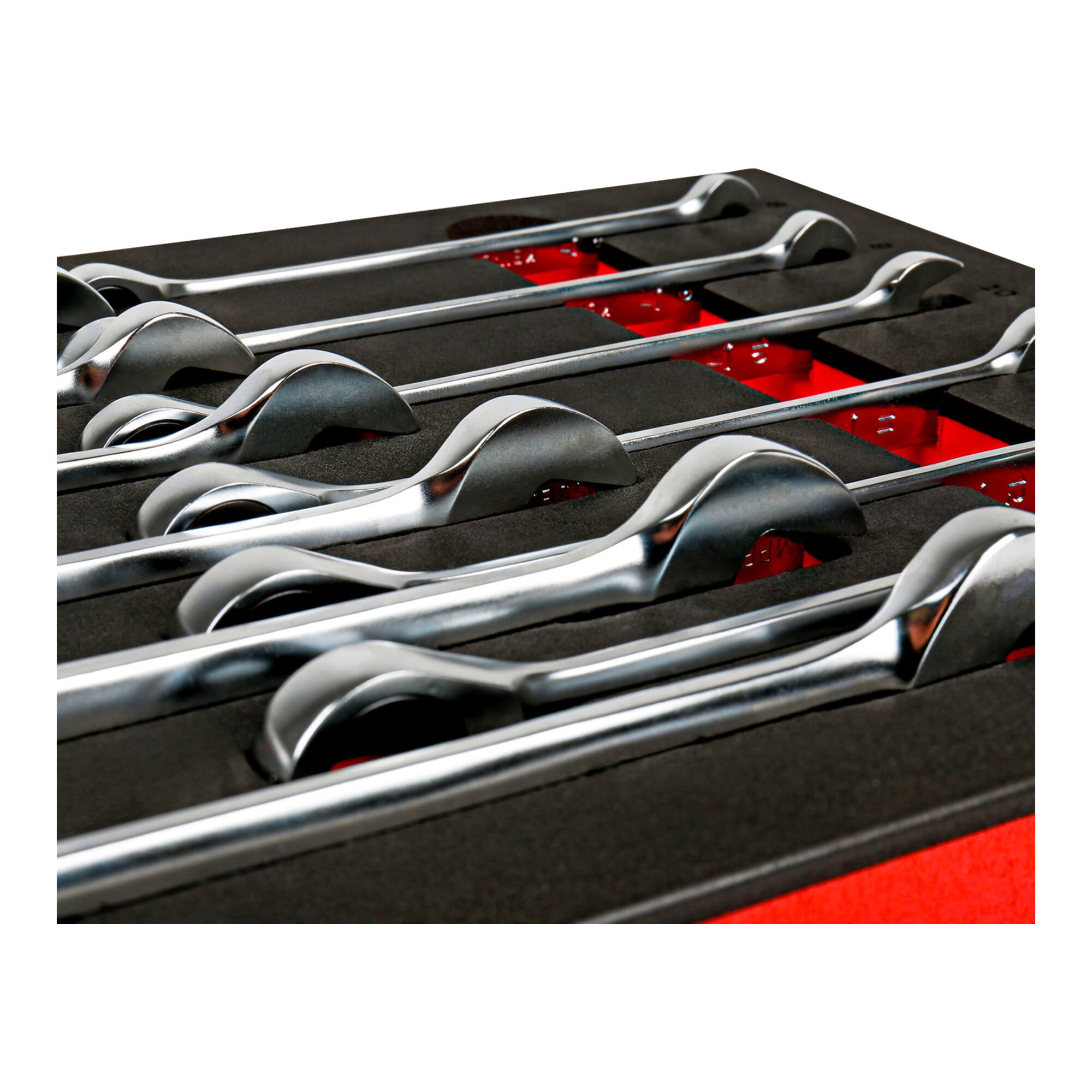 STIER combination ratchet wrench set SW 8 - 19 mm 12-piece made of