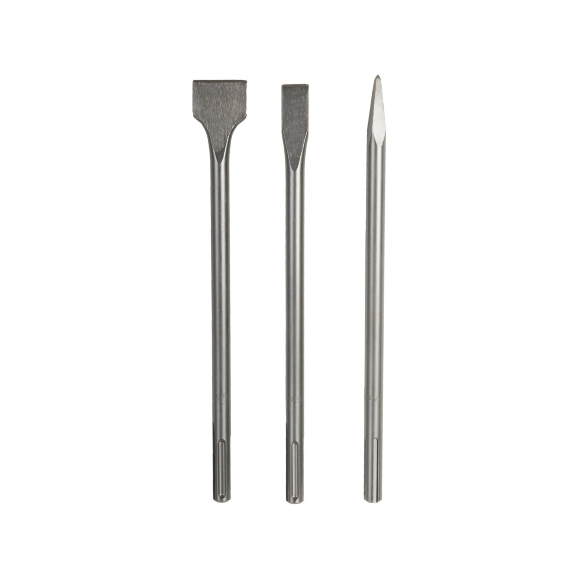 STIER Meißel-Set SDS-plus/-max 3-teilig Bohrmeißel SDS Meißel Bohrhammer Meißel