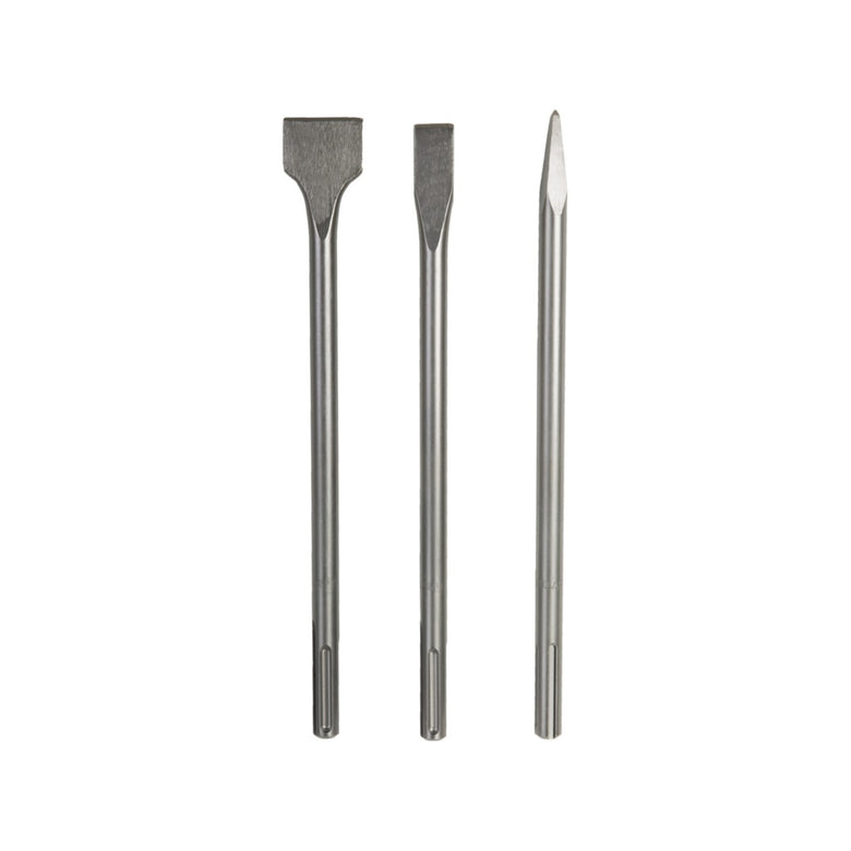 STIER Meißel-Set SDS-plus/-max 3-teilig Bohrmeißel SDS Meißel Bohrhammer Meißel