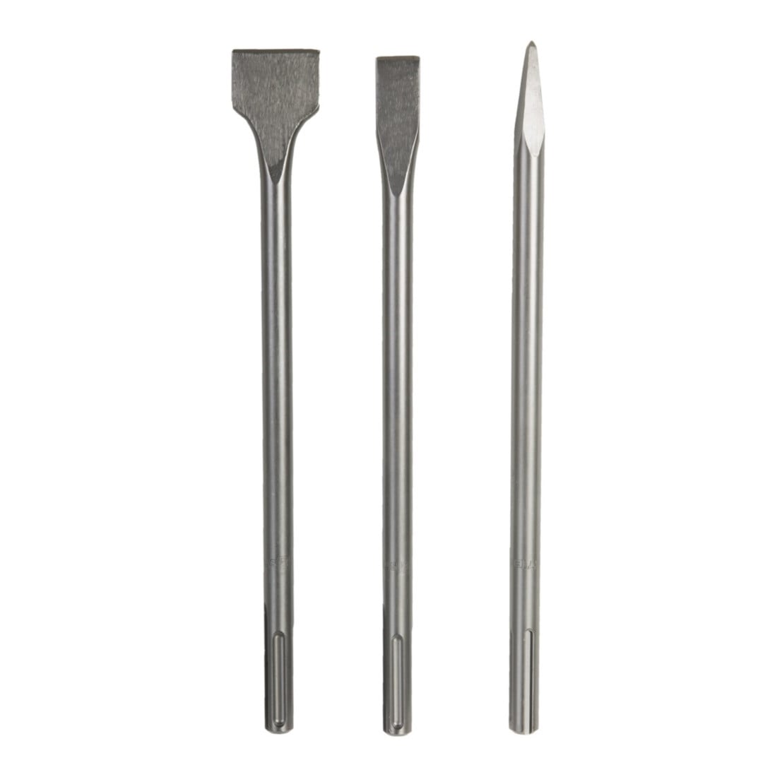 STIER Meißel-Set SDS-plus/-max 3-teilig Bohrmeißel SDS Meißel Bohrhammer Meißel
