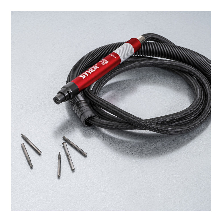 STIER Mikro-Stabschleifer MSS-56 Länge 140 mm leichtes Gewicht 100g 56.000 U/min