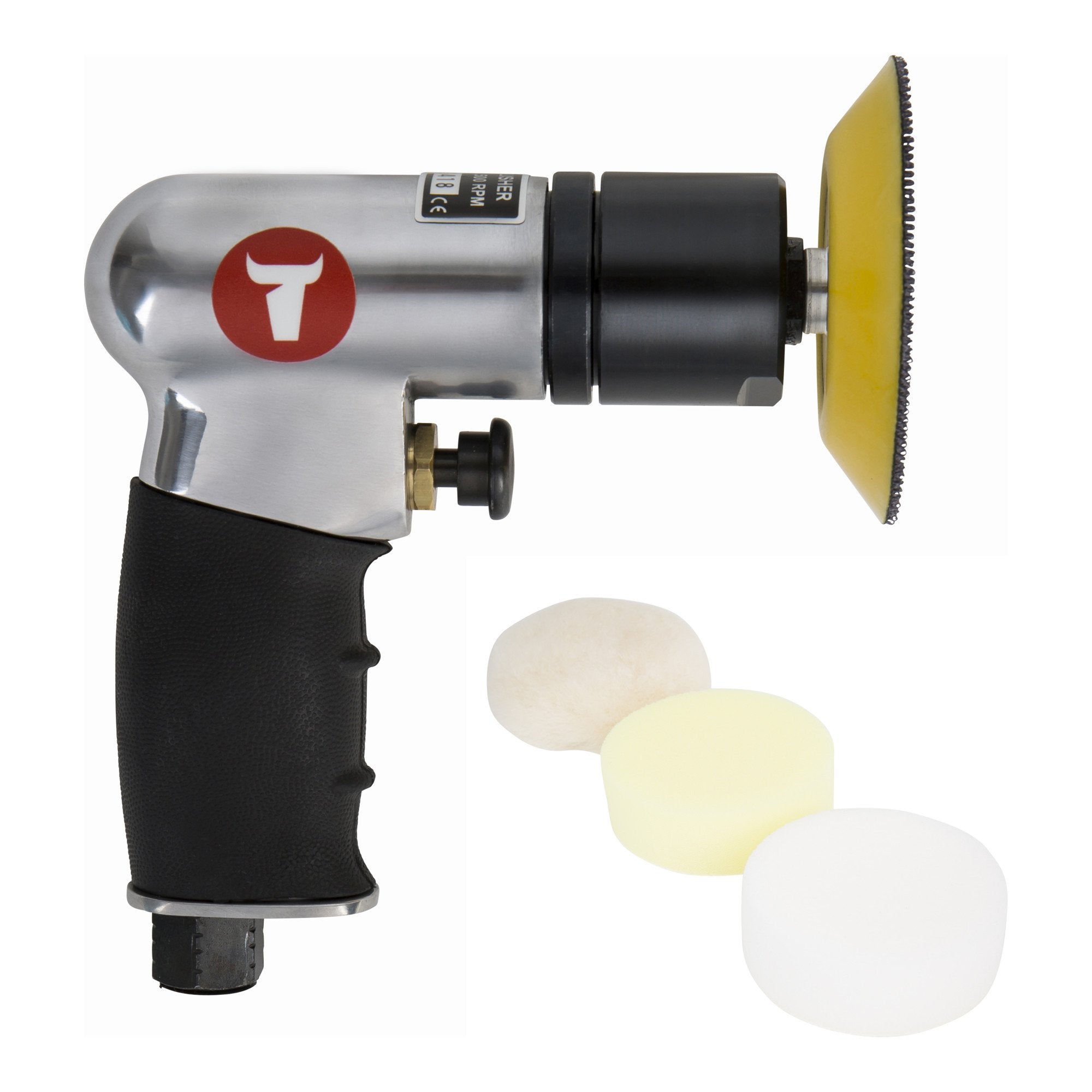 STIER Mini-Polier-Satz MP-25 Länge 130 mm 6-teilig verschiedene Polierscheiben