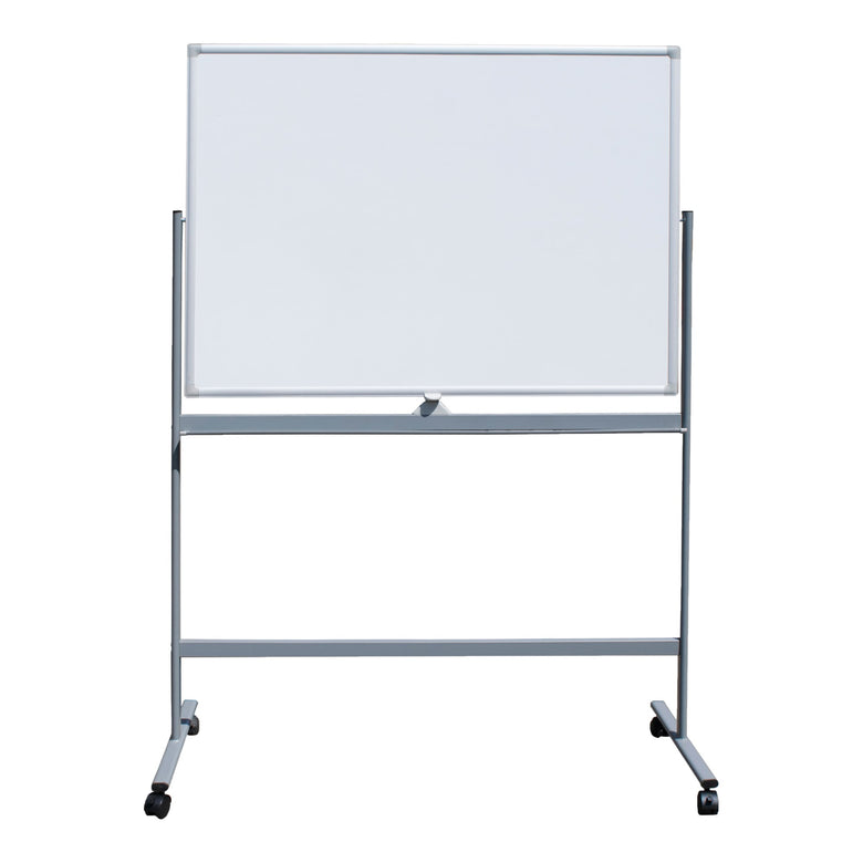 STIER Mobile Whiteboard 1200x900mm magnetic with chassis