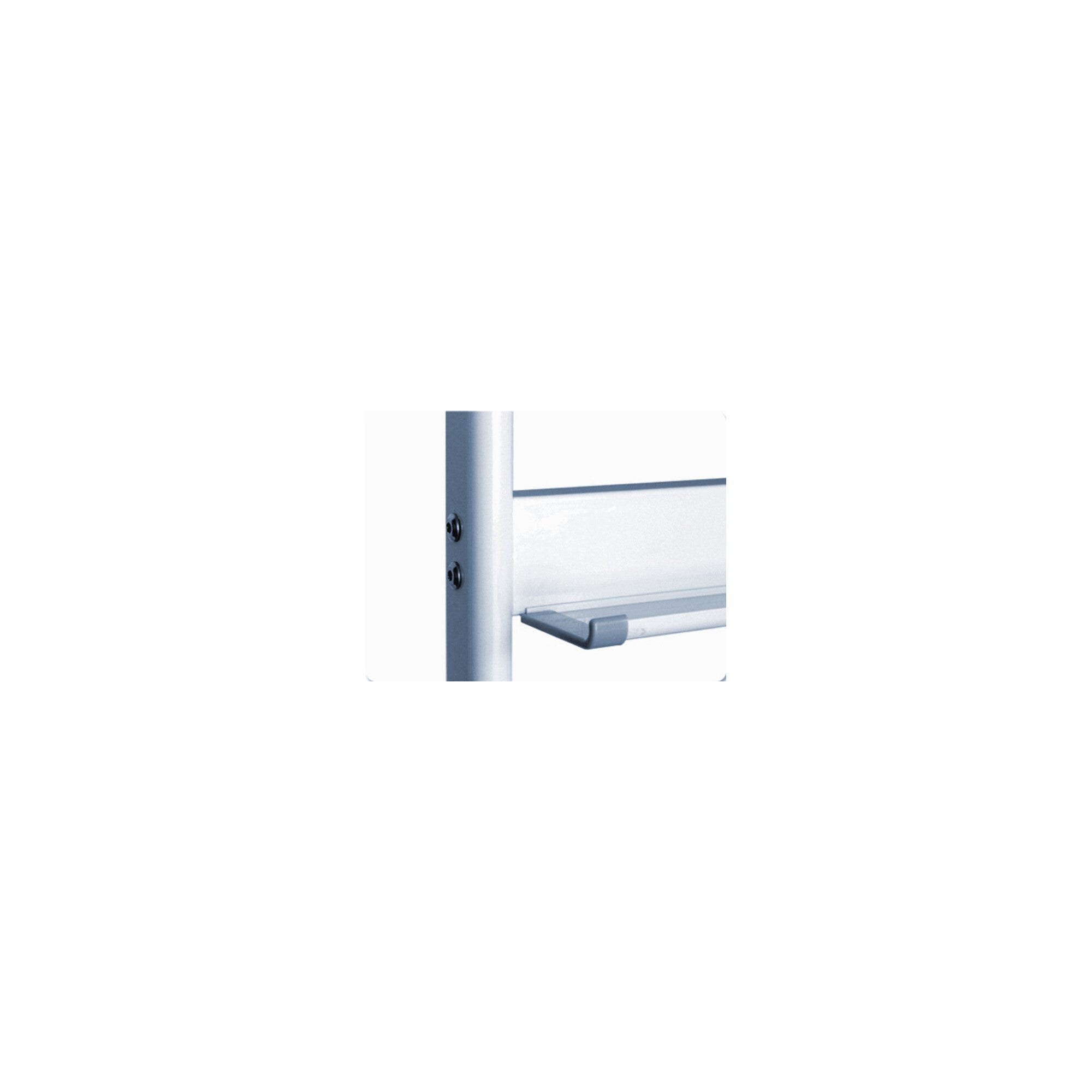 STIER Mobile Whiteboard 1200x900mm magnetic with chassis